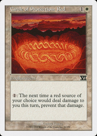 Circle of Protection: Red [Classic Sixth Edition] | Arkham Games and Comics