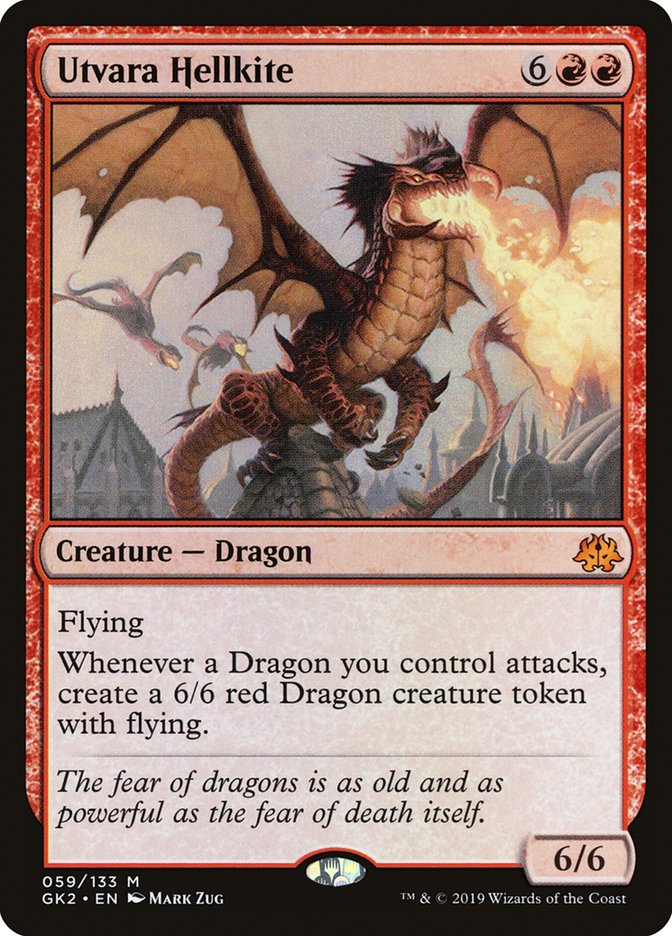 Utvara Hellkite [Ravnica Allegiance Guild Kit] | Arkham Games and Comics