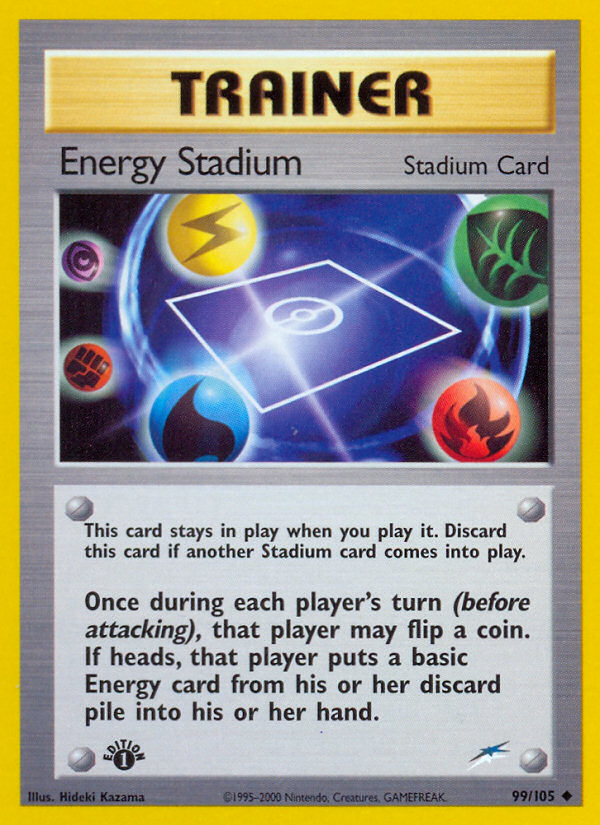 Energy Stadium (99/105) [Neo Destiny 1st Edition] | Arkham Games and Comics