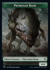 Phyrexian Beast // Wurm Double-sided Token [Commander Legends: Battle for Baldur's Gate Tokens] | Arkham Games and Comics