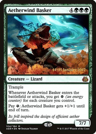 Aetherwind Basker [Aether Revolt Promos] | Arkham Games and Comics