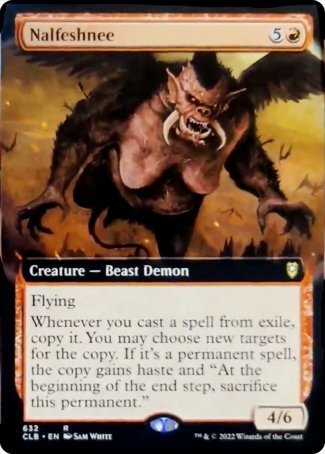 Nalfeshnee (Extended Art) [Commander Legends: Battle for Baldur's Gate] | Arkham Games and Comics