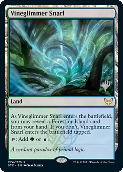 Vineglimmer Snarl (Promo Pack) [Strixhaven: School of Mages Promos] | Arkham Games and Comics