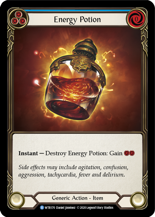 Energy Potion [U-WTR170] (Welcome to Rathe Unlimited)  Unlimited Rainbow Foil | Arkham Games and Comics