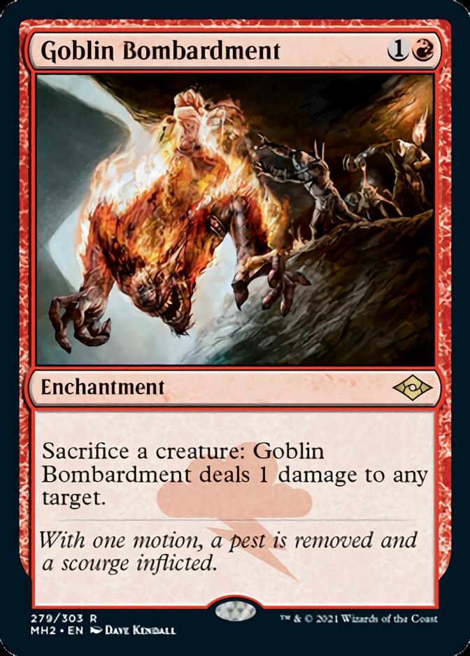 Goblin Bombardment (Foil Etched) [Modern Horizons 2] | Arkham Games and Comics