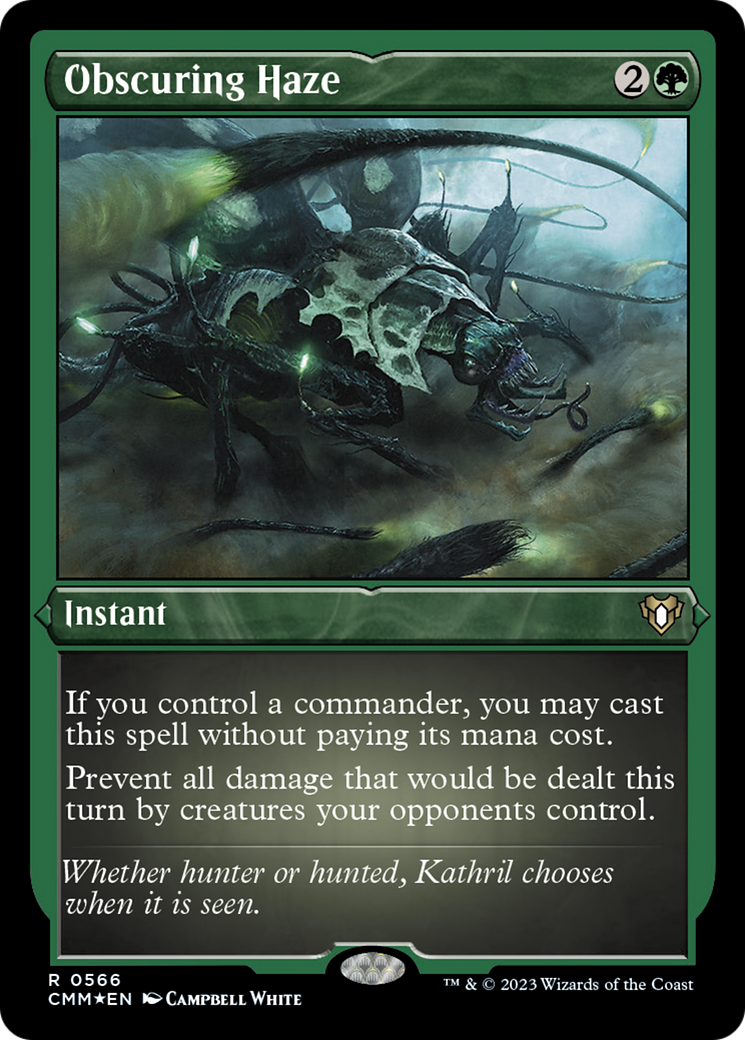 Obscuring Haze (Foil Etched) [Commander Masters] | Arkham Games and Comics