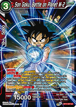 Son Goku, Battle on Planet M-2 (BT17-007) [Ultimate Squad] | Arkham Games and Comics