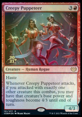 Creepy Puppeteer [Innistrad: Crimson Vow Prerelease Promos] | Arkham Games and Comics
