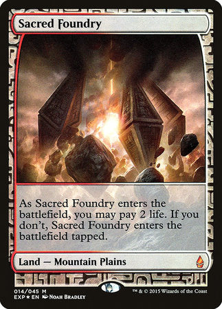 Sacred Foundry [Zendikar Expeditions] | Arkham Games and Comics