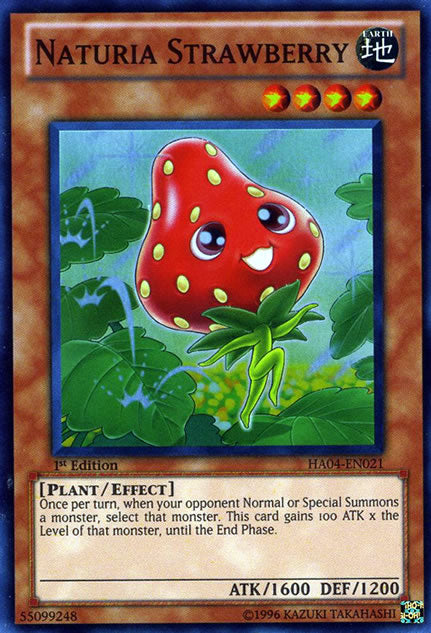 Naturia Strawberry [HA04-EN021] Super Rare | Arkham Games and Comics