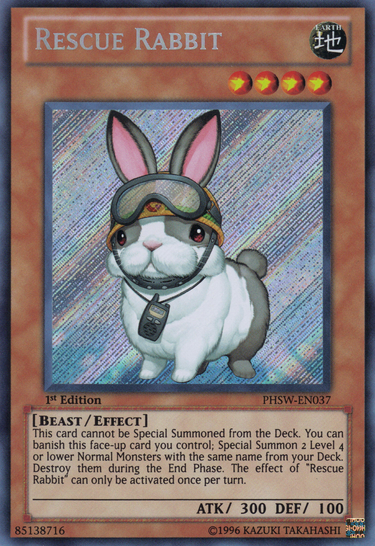 Rescue Rabbit [PHSW-EN037] Secret Rare | Arkham Games and Comics