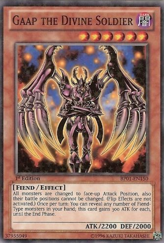 Gaap the Divine Soldier [BP01-EN150] Starfoil Rare | Arkham Games and Comics