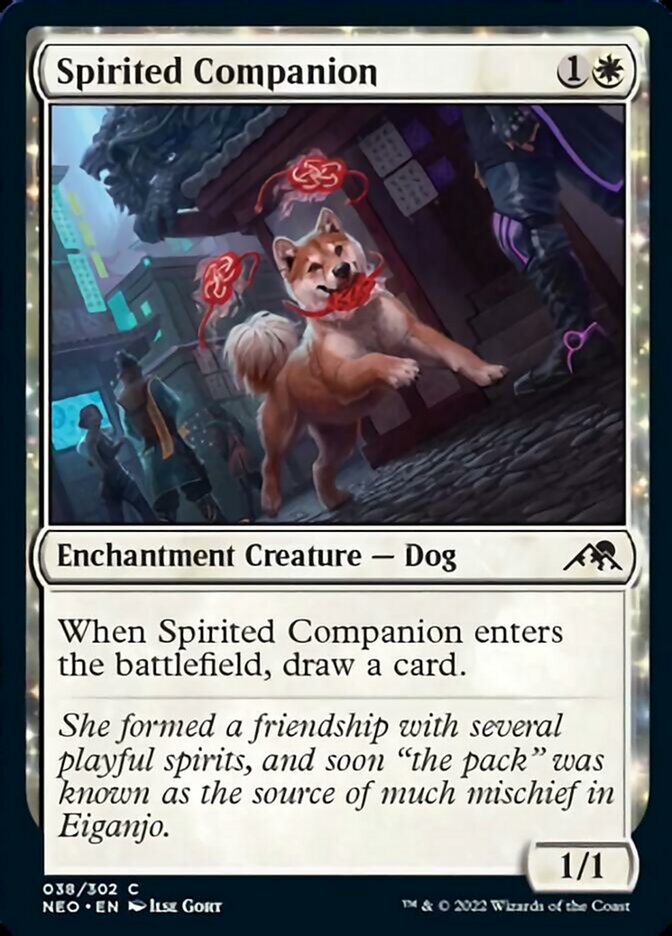 Spirited Companion [Kamigawa: Neon Dynasty] | Arkham Games and Comics