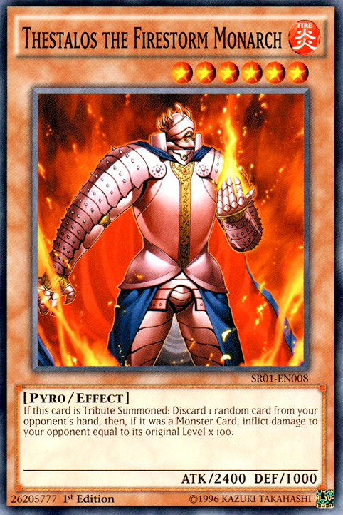 Thestalos the Firestorm Monarch [SR01-EN008] Common | Arkham Games and Comics