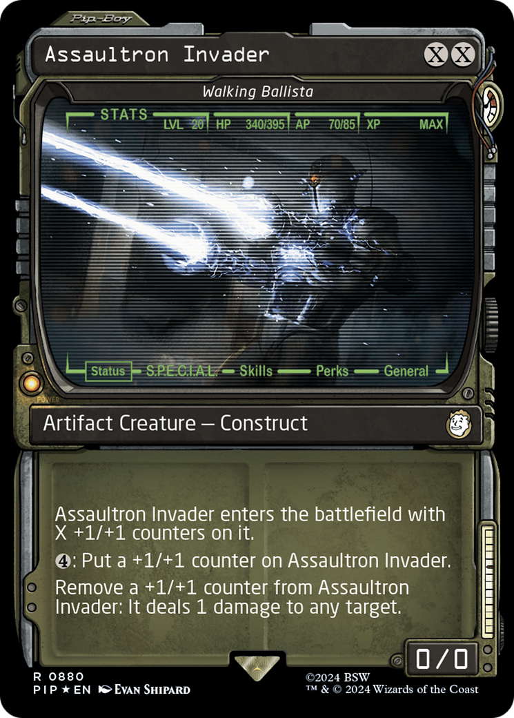 Assaultron Invader - Walking Ballista (Surge Foil) [Fallout] | Arkham Games and Comics