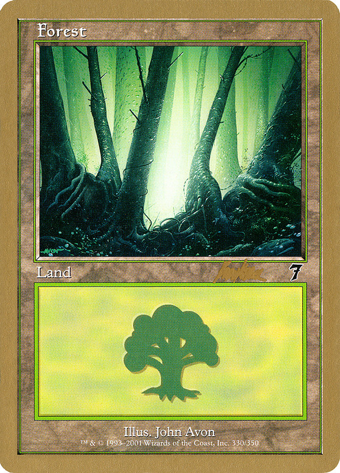 Forest (bk330) (Brian Kibler) [World Championship Decks 2002] | Arkham Games and Comics