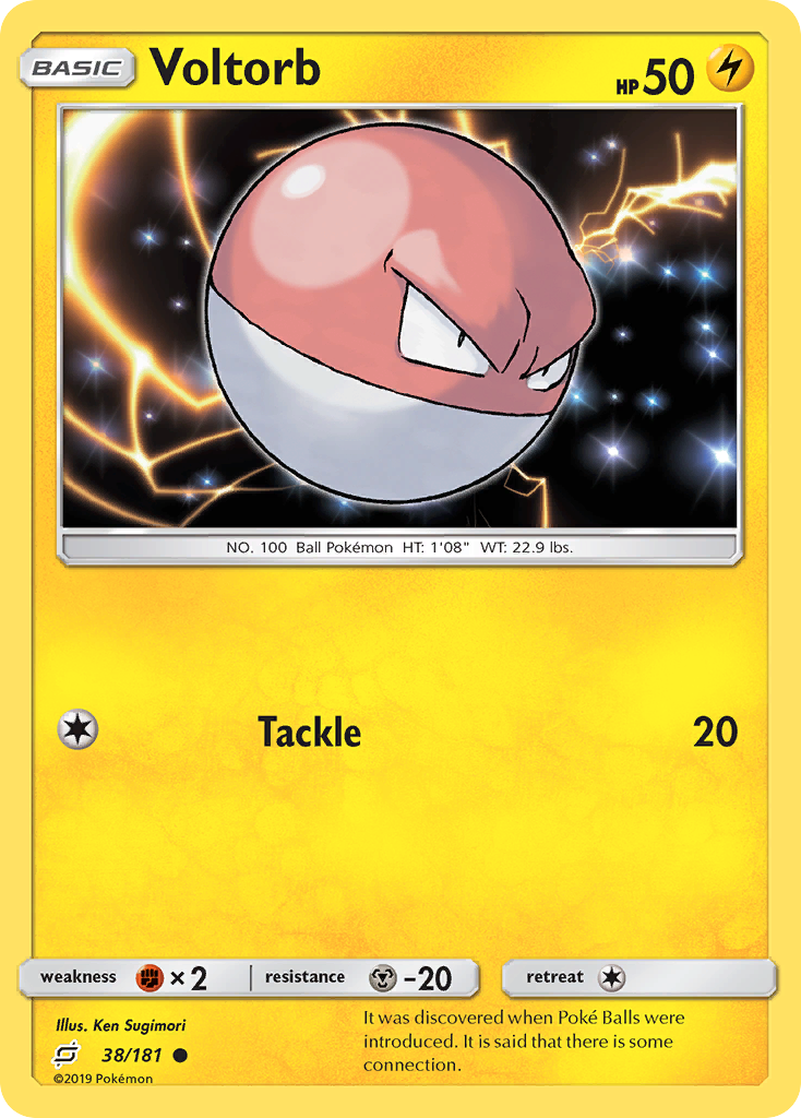 Voltorb (38/181) [Sun & Moon: Team Up] | Arkham Games and Comics