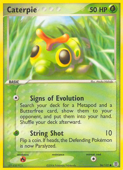 Caterpie (56/112) [EX: FireRed & LeafGreen] | Arkham Games and Comics