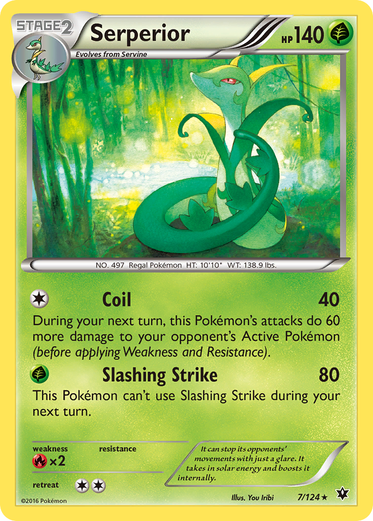 Serperior (7/124) [XY: Fates Collide] | Arkham Games and Comics