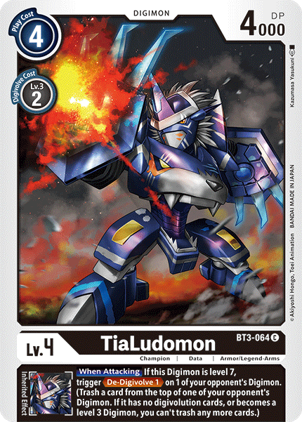 TiaLudomon [BT3-064] [Release Special Booster Ver.1.5] | Arkham Games and Comics