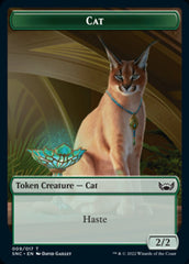 Cat // Rogue Double-sided Token [Streets of New Capenna Tokens] | Arkham Games and Comics