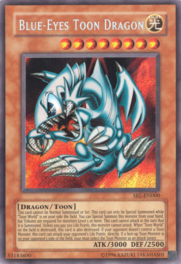 Blue-Eyes Toon Dragon [SRL-EN000] Secret Rare | Arkham Games and Comics