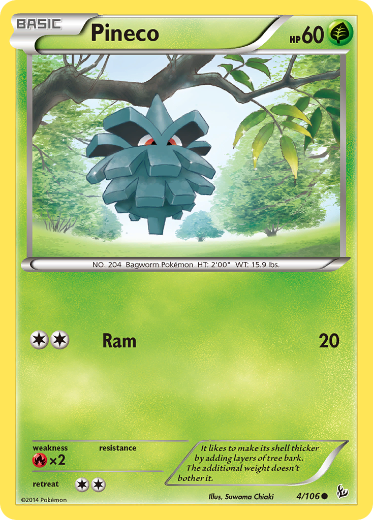 Pineco (4/106) [XY: Flashfire] | Arkham Games and Comics