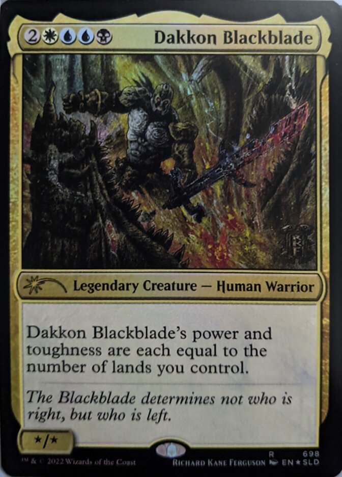 Dakkon Blackblade [Secret Lair Drop Promos] | Arkham Games and Comics