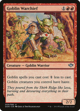 Goblin Warchief [Duel Decks: Speed vs. Cunning] | Arkham Games and Comics