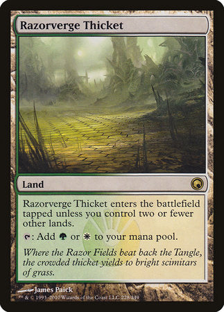 Razorverge Thicket [Scars of Mirrodin] | Arkham Games and Comics