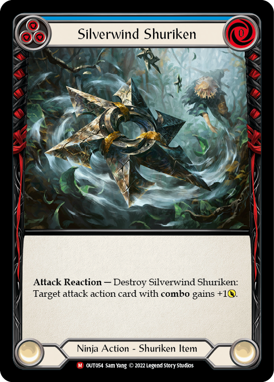 Silverwind Shuriken [OUT054] (Outsiders)  Rainbow Foil | Arkham Games and Comics