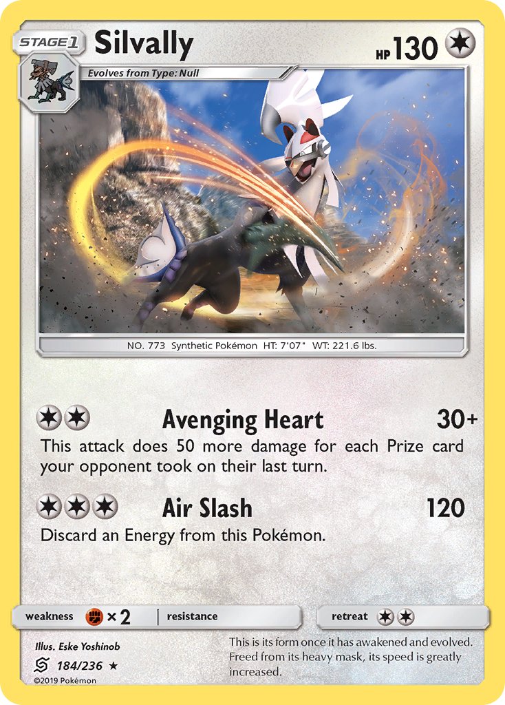 Silvally (184/236) (Theme Deck Exclusive) [Sun & Moon: Unified Minds] | Arkham Games and Comics