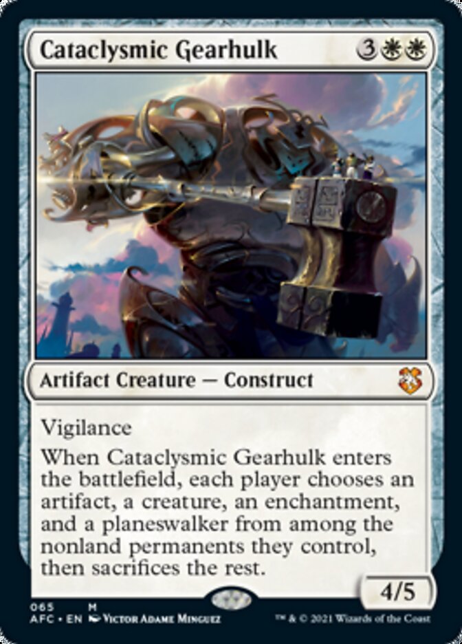 Cataclysmic Gearhulk [Dungeons & Dragons: Adventures in the Forgotten Realms Commander] | Arkham Games and Comics