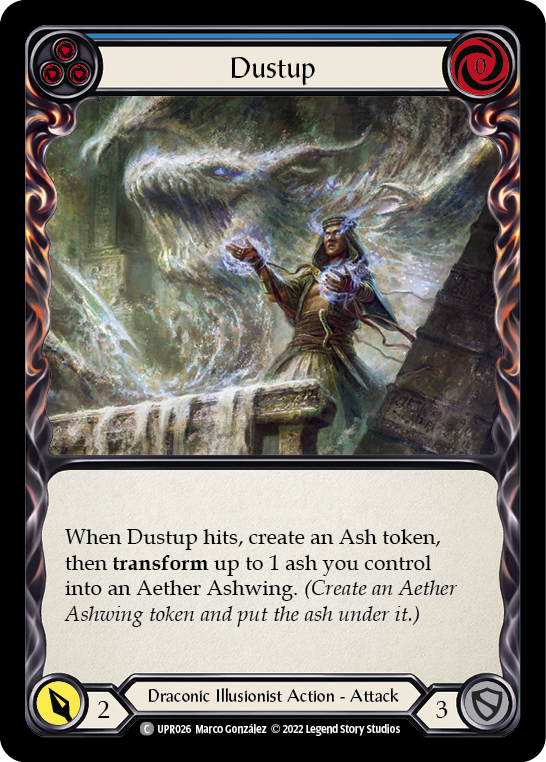 Dustup (Blue) [UPR026] (Uprising)  Rainbow Foil | Arkham Games and Comics