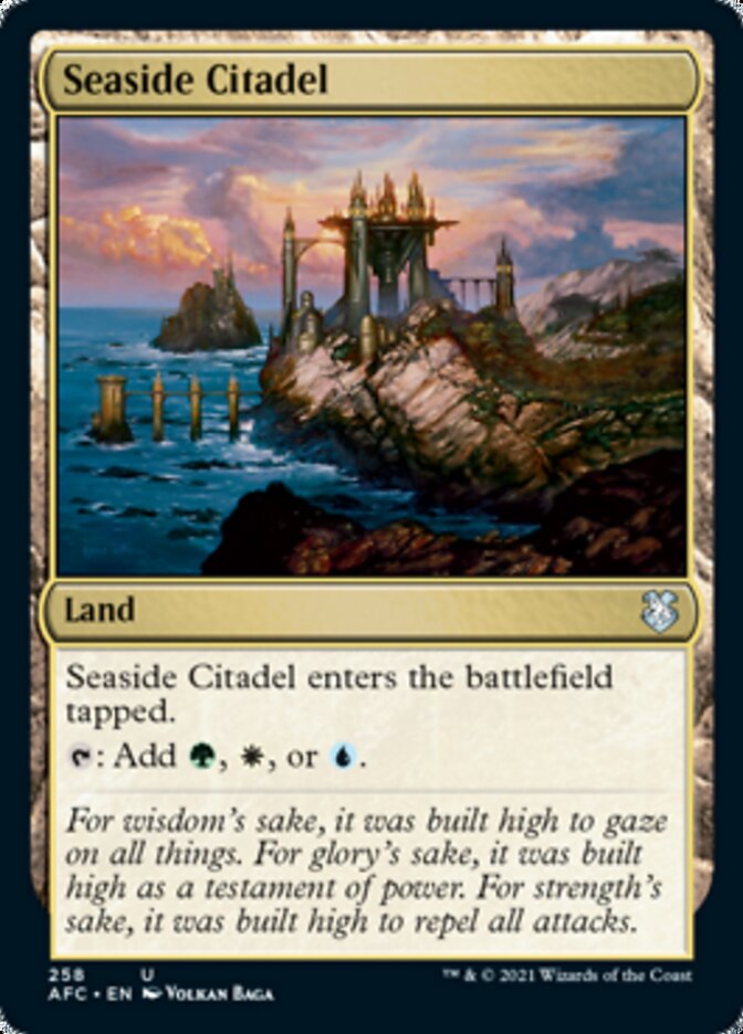 Seaside Citadel [Dungeons & Dragons: Adventures in the Forgotten Realms Commander] | Arkham Games and Comics