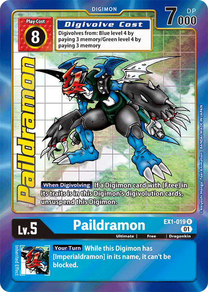 Paildramon [EX1-019] (Alternate Art) [Classic Collection] | Arkham Games and Comics