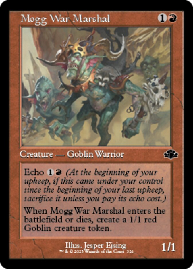 Mogg War Marshal (Retro) [Dominaria Remastered] | Arkham Games and Comics