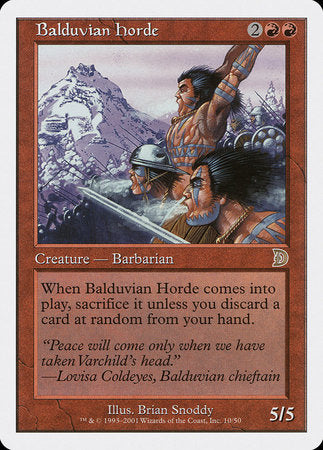 Balduvian Horde [Deckmasters] | Arkham Games and Comics