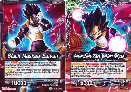 Black Masked Saiyan // Powerthirst Black Masked Saiyan (BT5-105) [Miraculous Revival] | Arkham Games and Comics