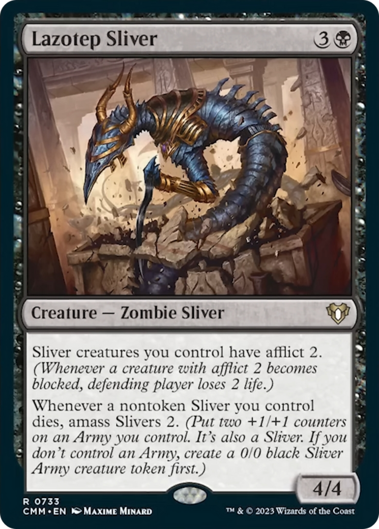 Lazotep Sliver [Commander Masters] | Arkham Games and Comics