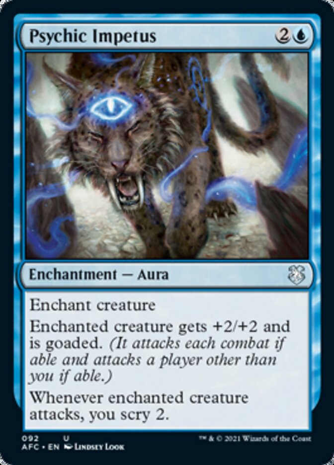 Psychic Impetus [Dungeons & Dragons: Adventures in the Forgotten Realms Commander] | Arkham Games and Comics