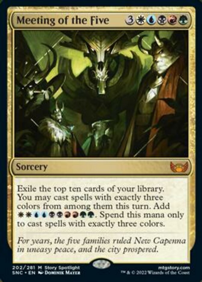Meeting of the Five [Streets of New Capenna] | Arkham Games and Comics