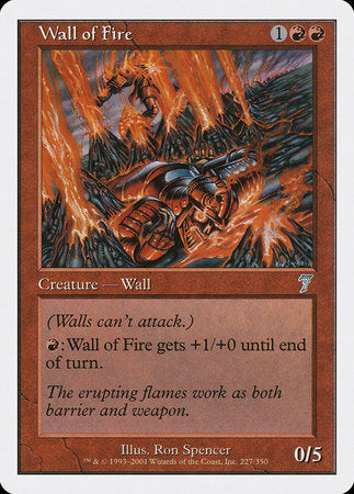 Wall of Fire [Seventh Edition] | Arkham Games and Comics