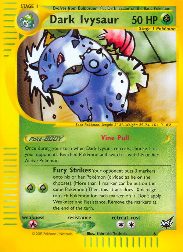 Dark Ivysaur (6) [Best of Promos] | Arkham Games and Comics