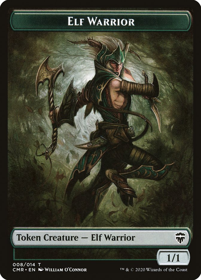 Copy (013) // Elf Warrior Token [Commander Legends Tokens] | Arkham Games and Comics