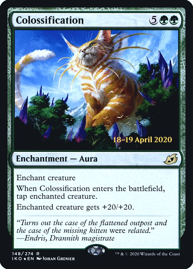 Colossification  [Ikoria: Lair of Behemoths Prerelease Promos] | Arkham Games and Comics