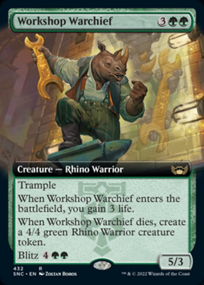 Workshop Warchief (Extended Art) [Streets of New Capenna] | Arkham Games and Comics