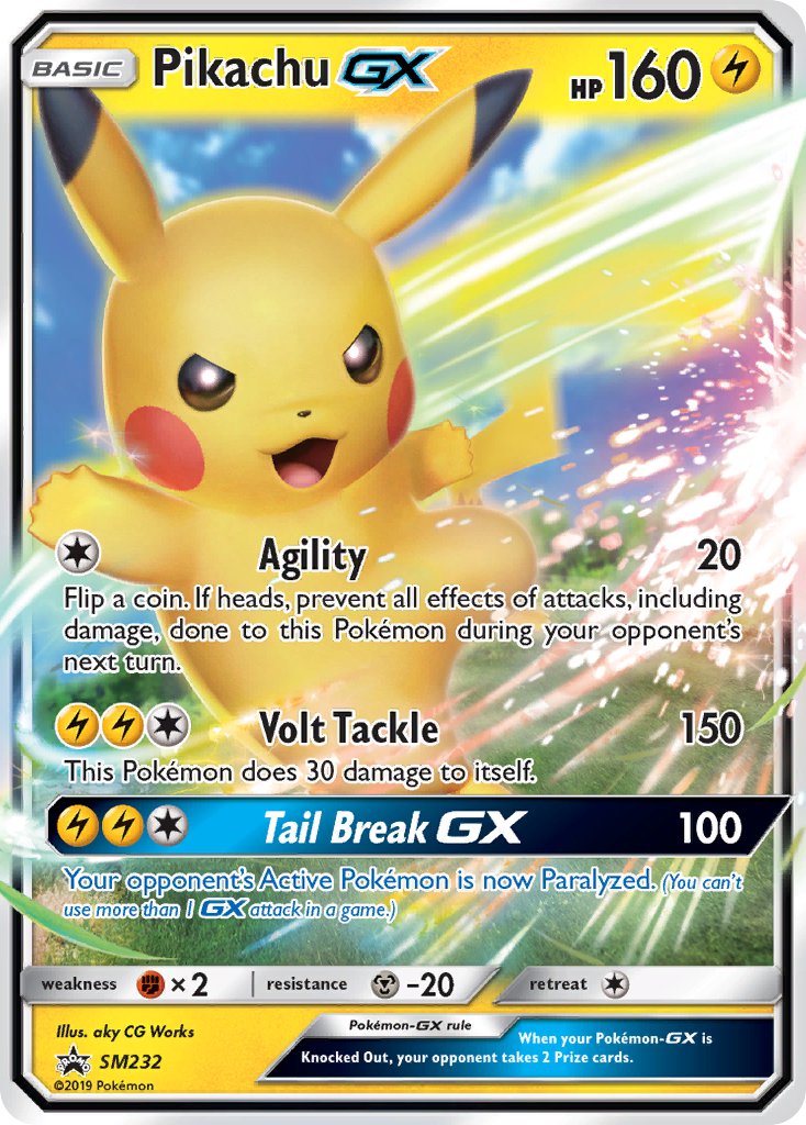 Pikachu GX (SM232) [Sun & Moon: Black Star Promos] | Arkham Games and Comics