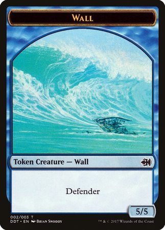 Wall Token [Duel Decks: Merfolk vs. Goblins Tokens] | Arkham Games and Comics