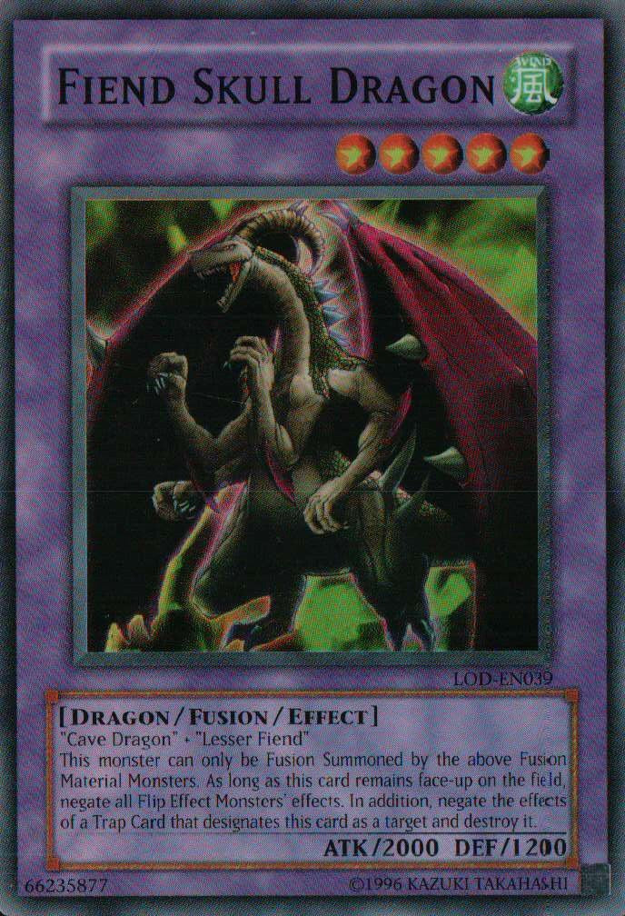 Fiend Skull Dragon [LOD-EN039] Super Rare | Arkham Games and Comics